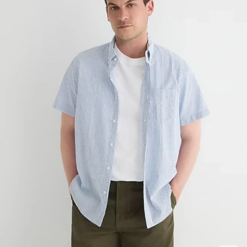 J.CREW Short-sleeve button down shirt SIZE XXL